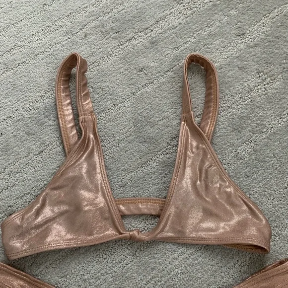 Minimale Animale Pink Sand Shimmer Bikini Set, S - Picture 5 of 11